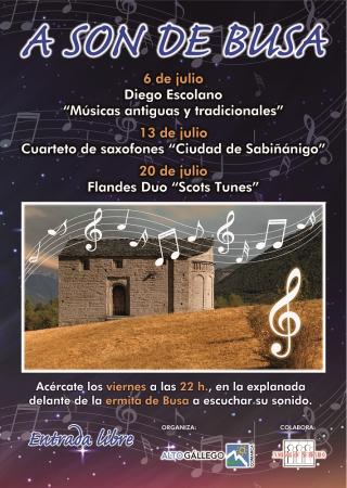 Imagen ciclo de conciertos ‘A son de Busa’ - Julio 2018 -- Explanada delante...